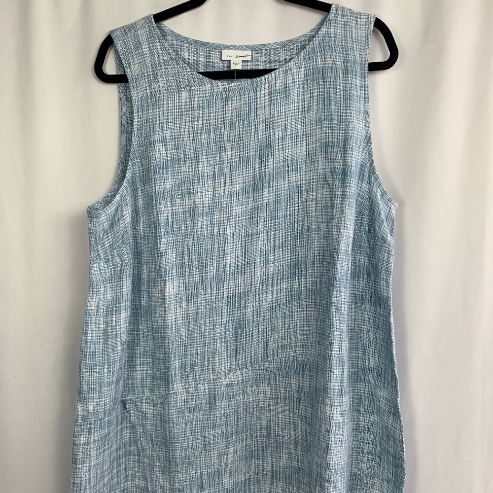 J. Jill Linen Tank Top Size L (NWT)